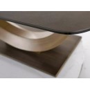 Стол обеденный SIGNAL WILSON Ceramic Ossido Bruno коричневый/античный коричневый 180-240/100